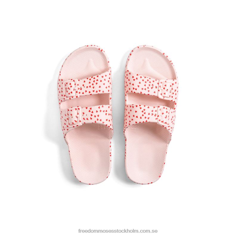 älskar 2.0 rosa 22JP637 Freedom Moses röda hjärtan tryck