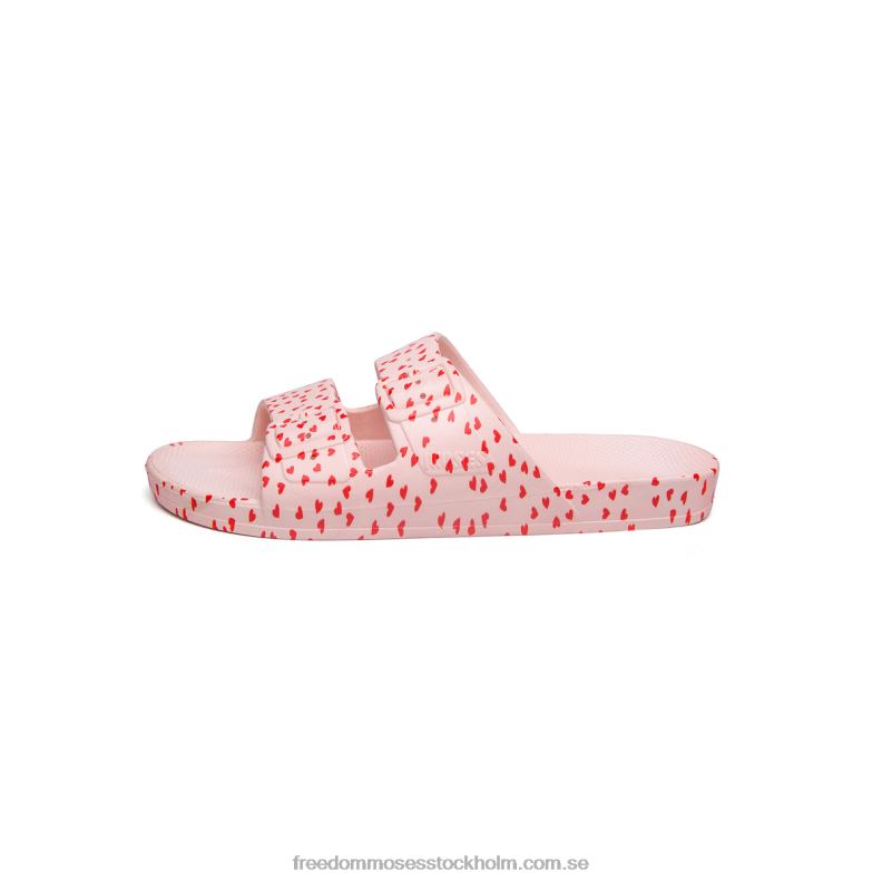 älskar 2.0 rosa 22JP637 Freedom Moses röda hjärtan tryck