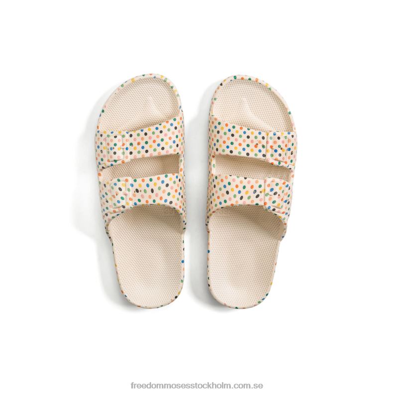 retro prickar sten 22JP646 Freedom Moses flerfärgade prickar tryck