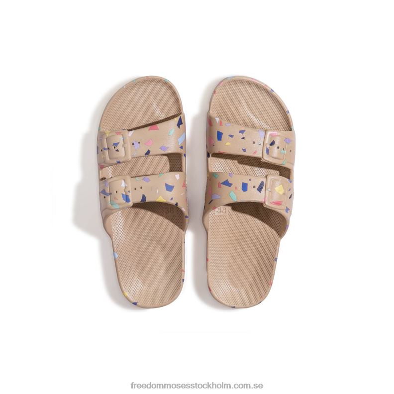 terrazzo sand 22JP623 Freedom Moses flerfärgat mosaiktryck