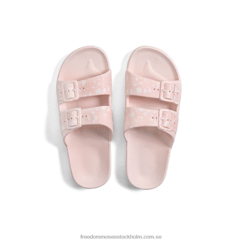 vit terrazzo rosa 22JP659 Freedom Moses vit mosaiktryck